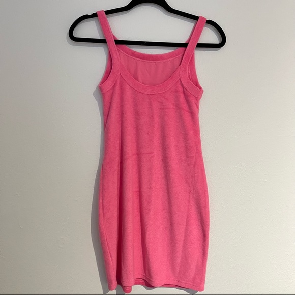 L.A. Hearts Pink Terry Cloth Mini Dress - Picture 7 of 7